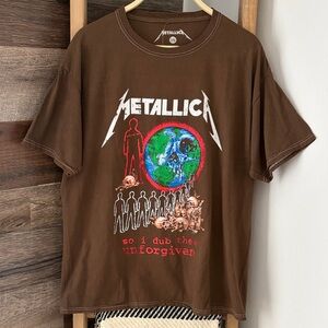 🆕 Metallica Unforgiven Band Tee